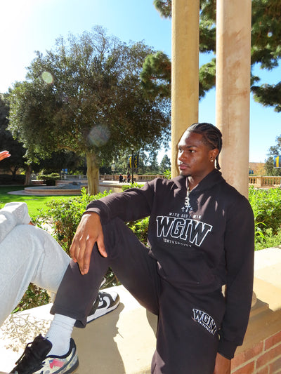 WGIW University Hoodie - Black