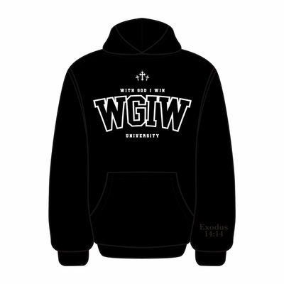 WGIW University Hoodie - Black