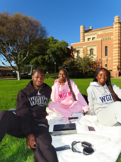 WGIW University Sweatpants - Pink